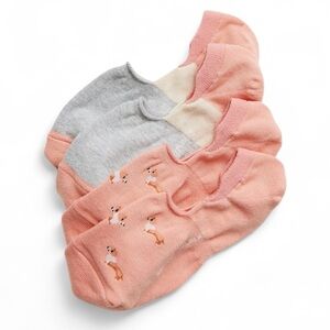 Corgi Dog No-Show Sock Set